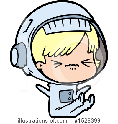 Royalty-Free (RF) Astronaut Clipart Illustration by lineartestpilot - Stock Sample #1528399