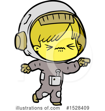 Royalty-Free (RF) Astronaut Clipart Illustration by lineartestpilot - Stock Sample #1528409