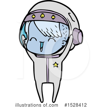 Royalty-Free (RF) Astronaut Clipart Illustration by lineartestpilot - Stock Sample #1528412