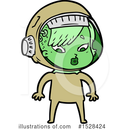 Royalty-Free (RF) Astronaut Clipart Illustration by lineartestpilot - Stock Sample #1528424