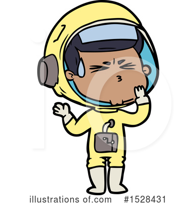 Royalty-Free (RF) Astronaut Clipart Illustration by lineartestpilot - Stock Sample #1528431