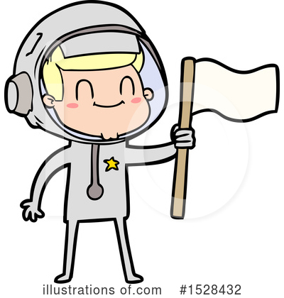 Royalty-Free (RF) Astronaut Clipart Illustration by lineartestpilot - Stock Sample #1528432