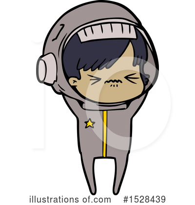 Royalty-Free (RF) Astronaut Clipart Illustration by lineartestpilot - Stock Sample #1528439
