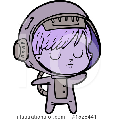 Royalty-Free (RF) Astronaut Clipart Illustration by lineartestpilot - Stock Sample #1528441