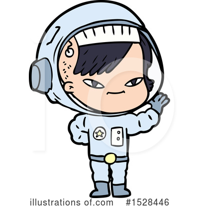 Royalty-Free (RF) Astronaut Clipart Illustration by lineartestpilot - Stock Sample #1528446