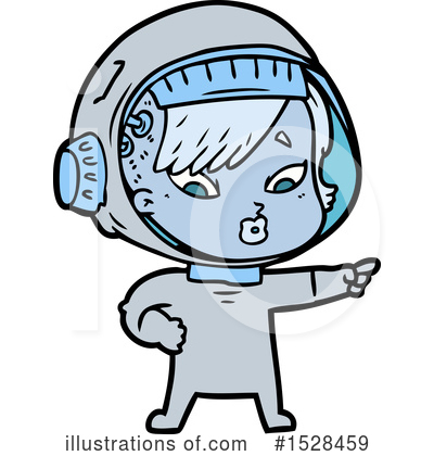 Royalty-Free (RF) Astronaut Clipart Illustration by lineartestpilot - Stock Sample #1528459