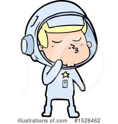 Royalty-Free (RF) Astronaut Clipart Illustration by lineartestpilot - Stock Sample #1528462