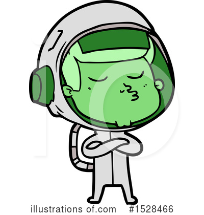 Royalty-Free (RF) Astronaut Clipart Illustration by lineartestpilot - Stock Sample #1528466