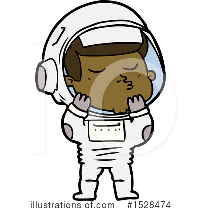 Royalty-Free (RF) Astronaut Clipart Illustration by lineartestpilot - Stock Sample #1528474