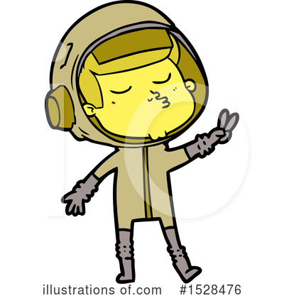 Royalty-Free (RF) Astronaut Clipart Illustration by lineartestpilot - Stock Sample #1528476