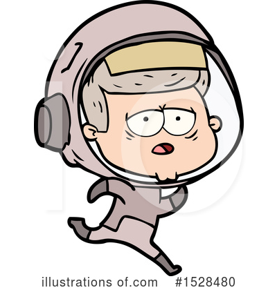 Royalty-Free (RF) Astronaut Clipart Illustration by lineartestpilot - Stock Sample #1528480