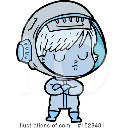 Royalty-Free (RF) Astronaut Clipart Illustration by lineartestpilot - Stock Sample #1528481