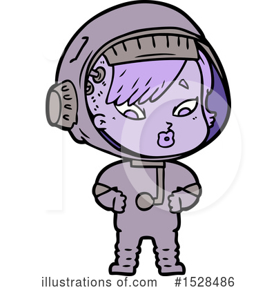 Royalty-Free (RF) Astronaut Clipart Illustration by lineartestpilot - Stock Sample #1528486