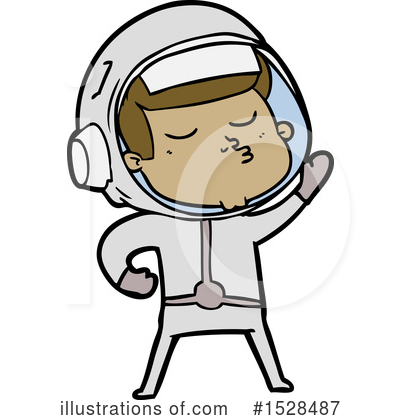 Royalty-Free (RF) Astronaut Clipart Illustration by lineartestpilot - Stock Sample #1528487