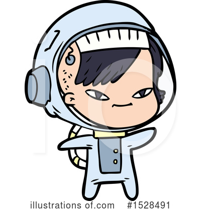 Royalty-Free (RF) Astronaut Clipart Illustration by lineartestpilot - Stock Sample #1528491