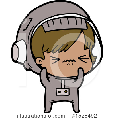 Royalty-Free (RF) Astronaut Clipart Illustration by lineartestpilot - Stock Sample #1528492