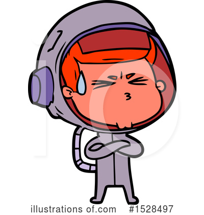 Royalty-Free (RF) Astronaut Clipart Illustration by lineartestpilot - Stock Sample #1528497