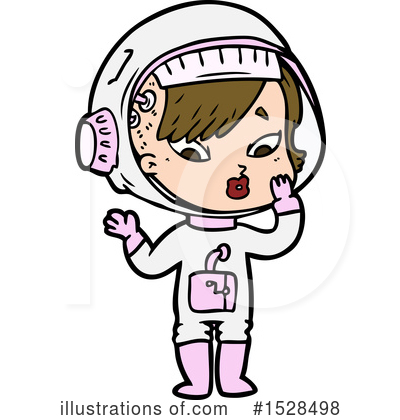 Royalty-Free (RF) Astronaut Clipart Illustration by lineartestpilot - Stock Sample #1528498