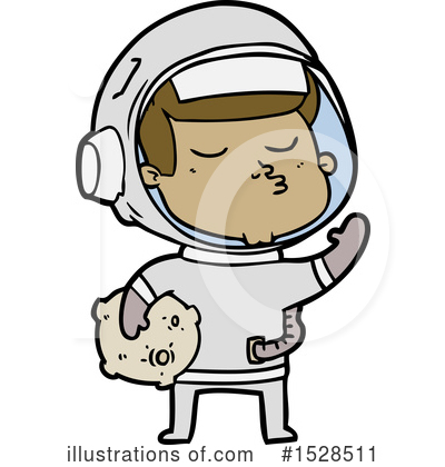 Royalty-Free (RF) Astronaut Clipart Illustration by lineartestpilot - Stock Sample #1528511