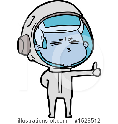 Royalty-Free (RF) Astronaut Clipart Illustration by lineartestpilot - Stock Sample #1528512