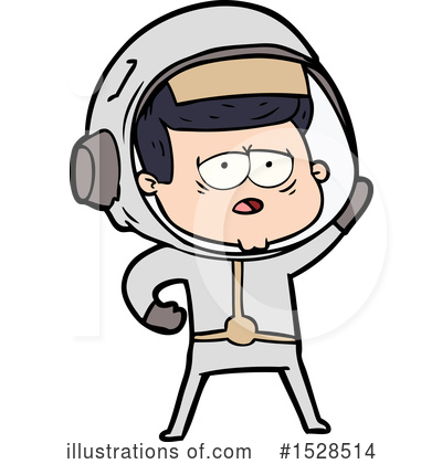 Royalty-Free (RF) Astronaut Clipart Illustration by lineartestpilot - Stock Sample #1528514