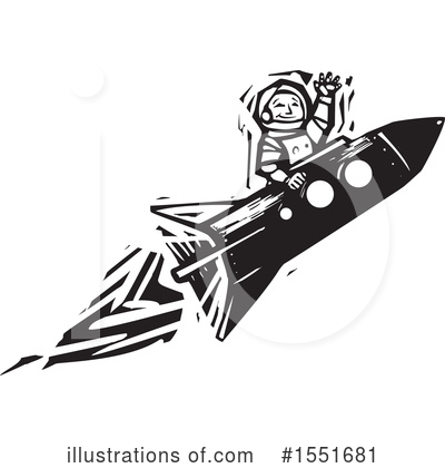 Royalty-Free (RF) Astronaut Clipart Illustration by xunantunich - Stock Sample #1551681