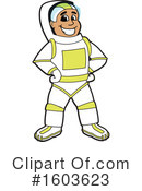 Astronaut Clipart #1603623 by Mascot Junction