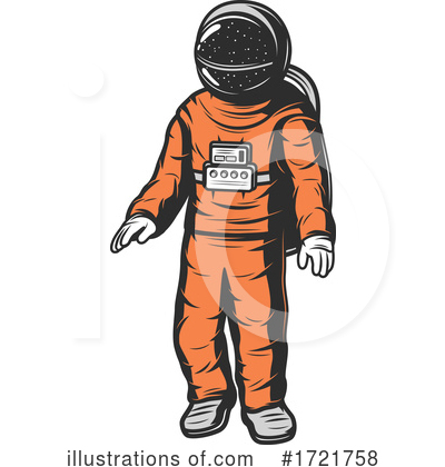 Royalty-Free (RF) Astronaut Clipart Illustration by Vector Tradition SM - Stock Sample #1721758