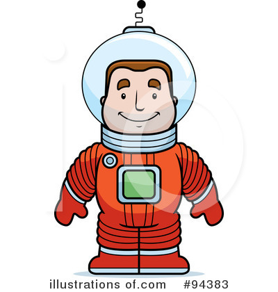 Royalty-Free (RF) Astronaut Clipart Illustration by Cory Thoman - Stock Sample #94383