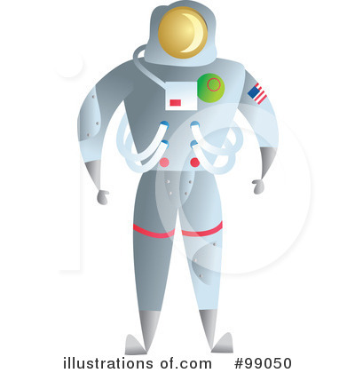 Royalty-Free (RF) Astronaut Clipart Illustration by Prawny - Stock Sample #99050