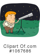 Astronomer Clipart #1067686 by BNP Design Studio