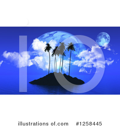 Island Clipart #1258445 by KJ Pargeter