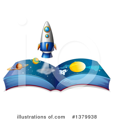 Open Book Clipart #1379938 by Graphics RF