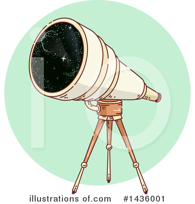 Telescope Clipart #1436001 by BNP Design Studio