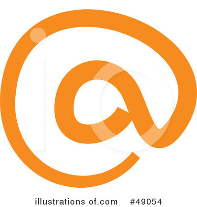 Royalty-Free (RF) At Symbol Clipart Illustration by Prawny - Stock Sample #49054