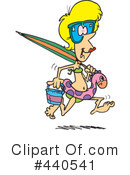 At The Beach Clipart #440541 by toonaday