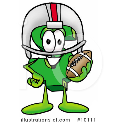 Football Clipart #10111 by Toons4Biz