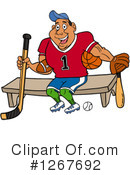 Athlete Clipart #1267692 by LaffToon