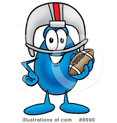 Royalty-Free (RF) Athlete Clipart Illustration by Mascot Junction - Stock Sample #8690