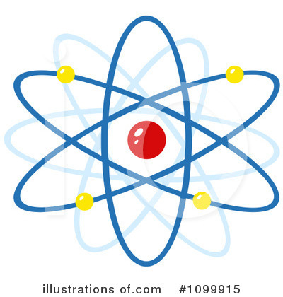 Royalty-Free (RF) Atom Clipart Illustration by Hit Toon - Stock Sample #1099915