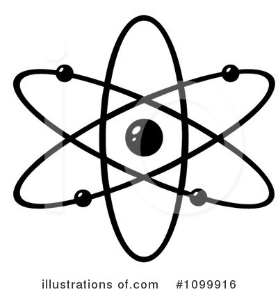 Royalty-Free (RF) Atom Clipart Illustration by Hit Toon - Stock Sample #1099916