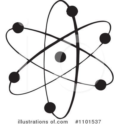 Royalty-Free (RF) Atom Clipart Illustration by BestVector - Stock Sample #1101537