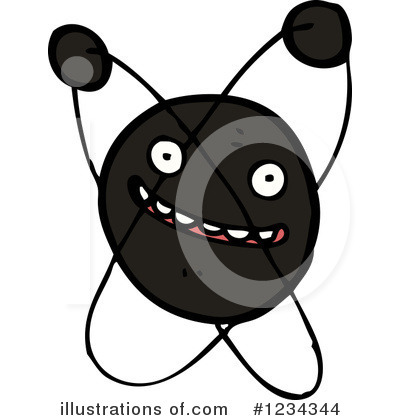 Royalty-Free (RF) Atom Clipart Illustration by lineartestpilot - Stock Sample #1234344