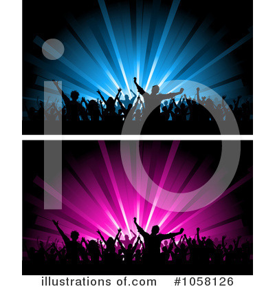 Royalty-Free (RF) Audience Clipart Illustration by KJ Pargeter - Stock Sample #1058126