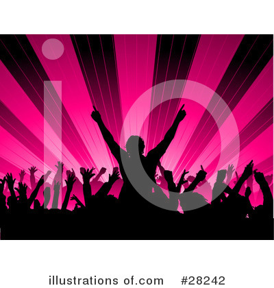 Royalty-Free (RF) Audience Clipart Illustration by KJ Pargeter - Stock Sample #28242