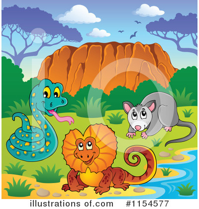 Australian Animals Clipart #1154577 by visekart