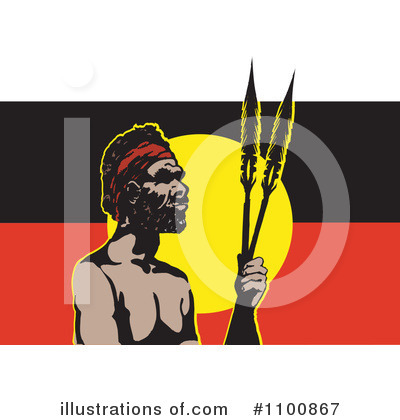 Aboriginal Clipart #1100867 by Dennis Holmes Designs