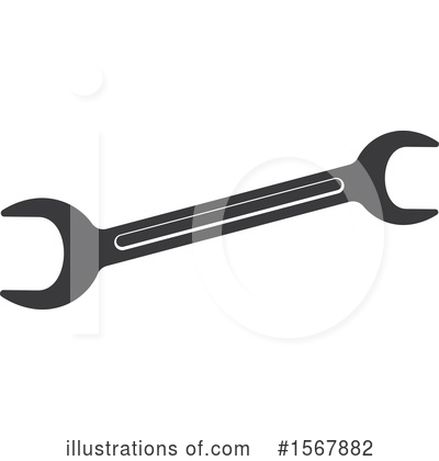 Wrench Clipart #1567882 by Vector Tradition SM