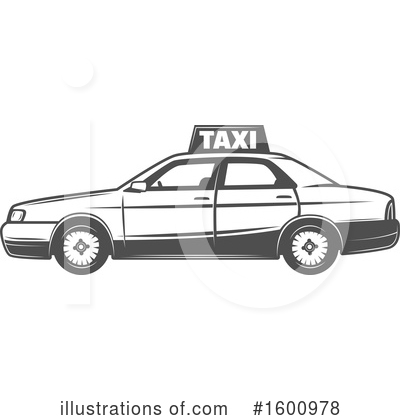Taxi Clipart #1600978 by Vector Tradition SM