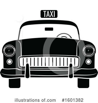 Taxi Clipart #1601382 by Vector Tradition SM